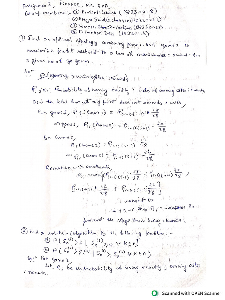 Assign2 Sameer Arya Aniket Dipankar | PDF