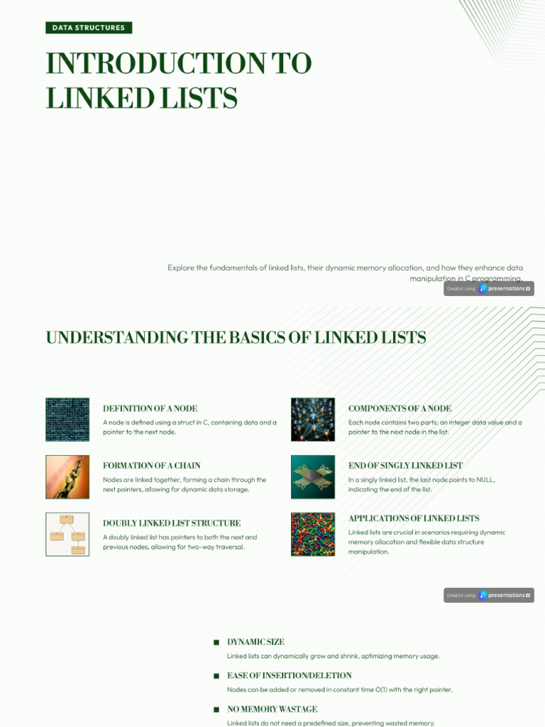 Introduction to Linked Lists in C Programming | PDF