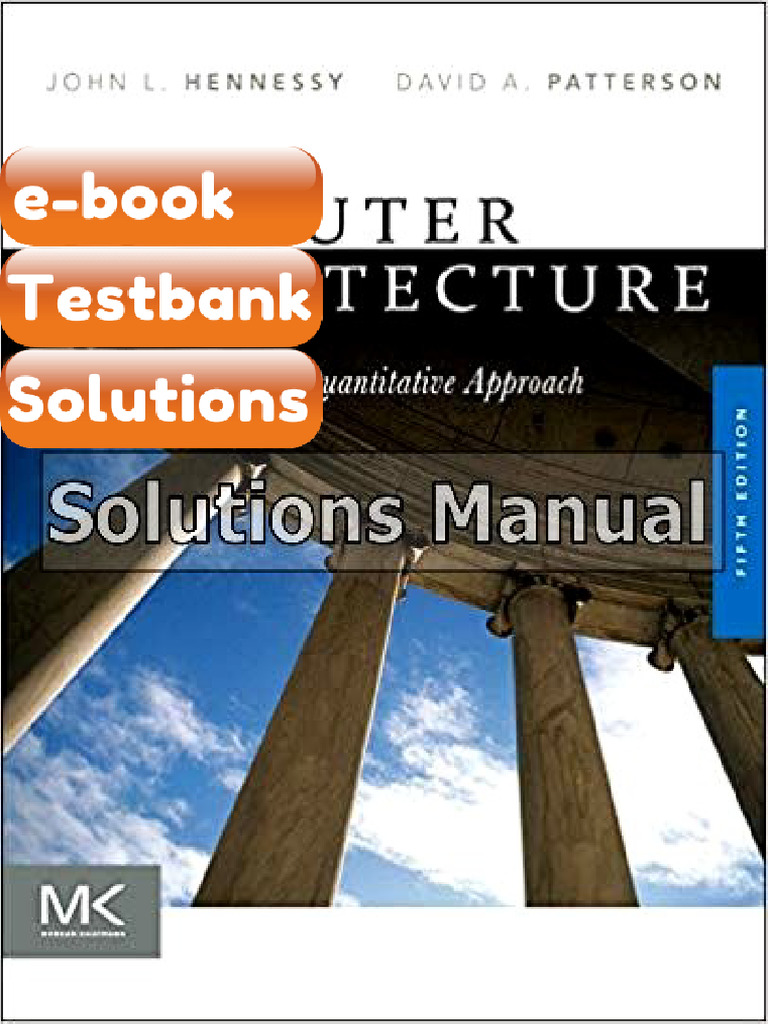 Computer Architecture a Quantitative Approach 5th Edition Hennessy ...