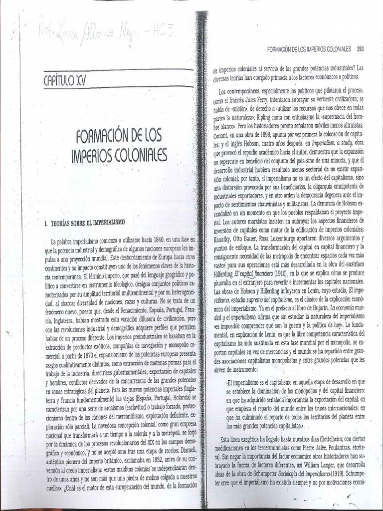 Separata Formación de Los Imperios Coloniales | PDF