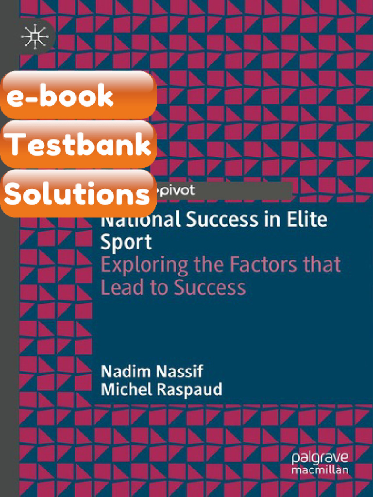 eBook & Testbank National Success in Elite Sport Exploring the Factors ...