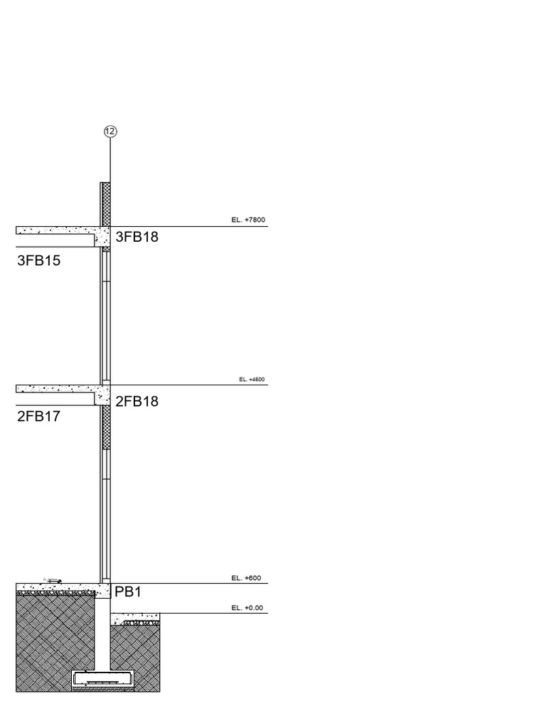 Bay Section Model1 | PDF | Building Engineering | Masonry
