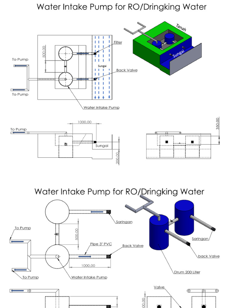 Water Intake Pump for RO-Dringking Water | PDF