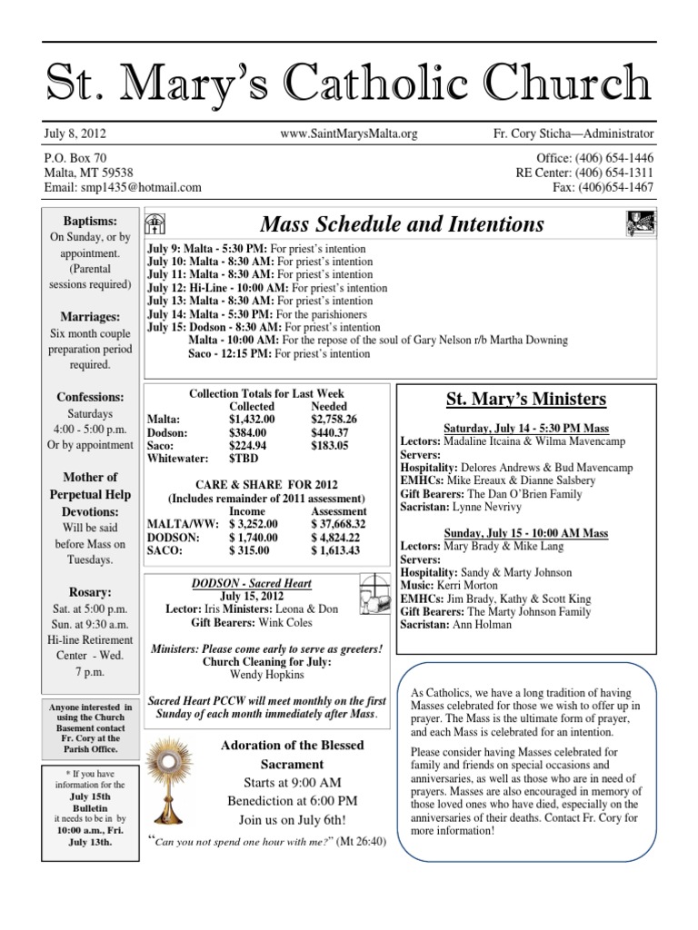 St Mary Church Mass Schedule Al Ain