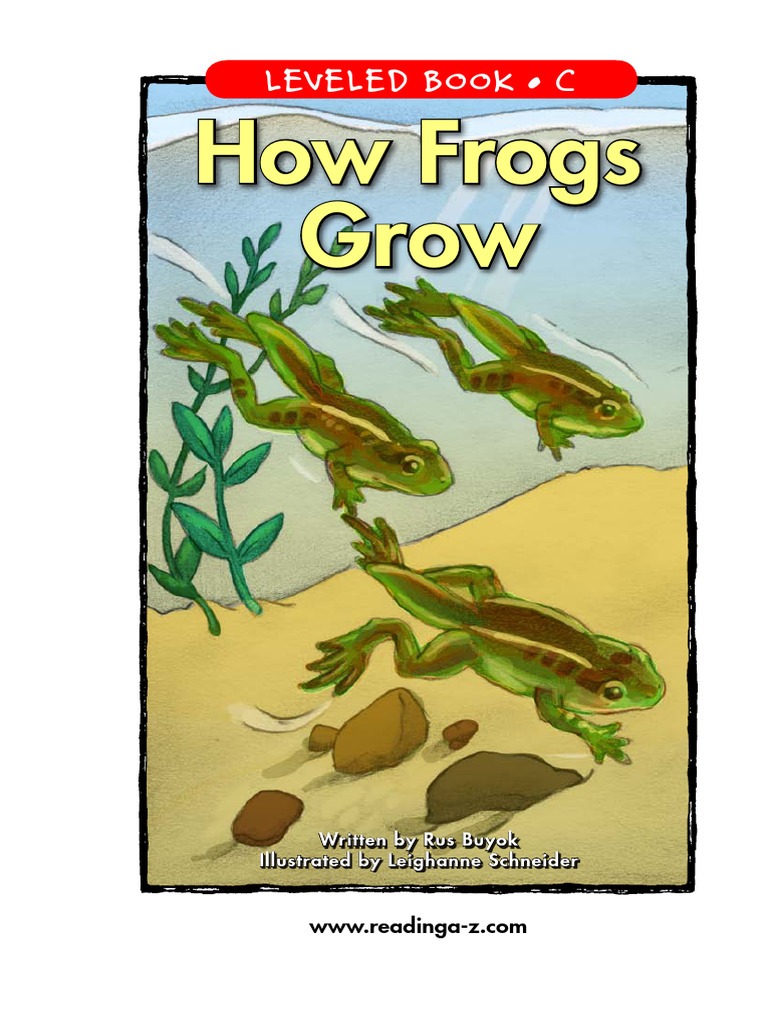 C040 How Frogs Grow Password Removed | PDF | Frog | Amphibian