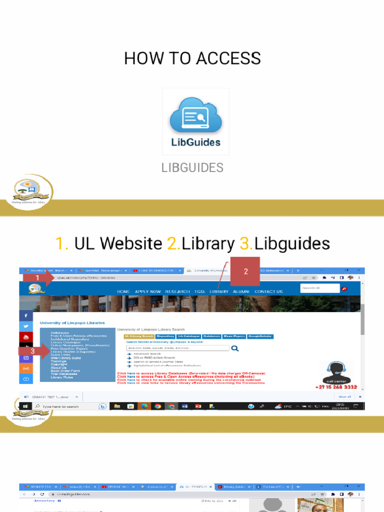 How to Access the Libguides 2024_phoenix | PDF