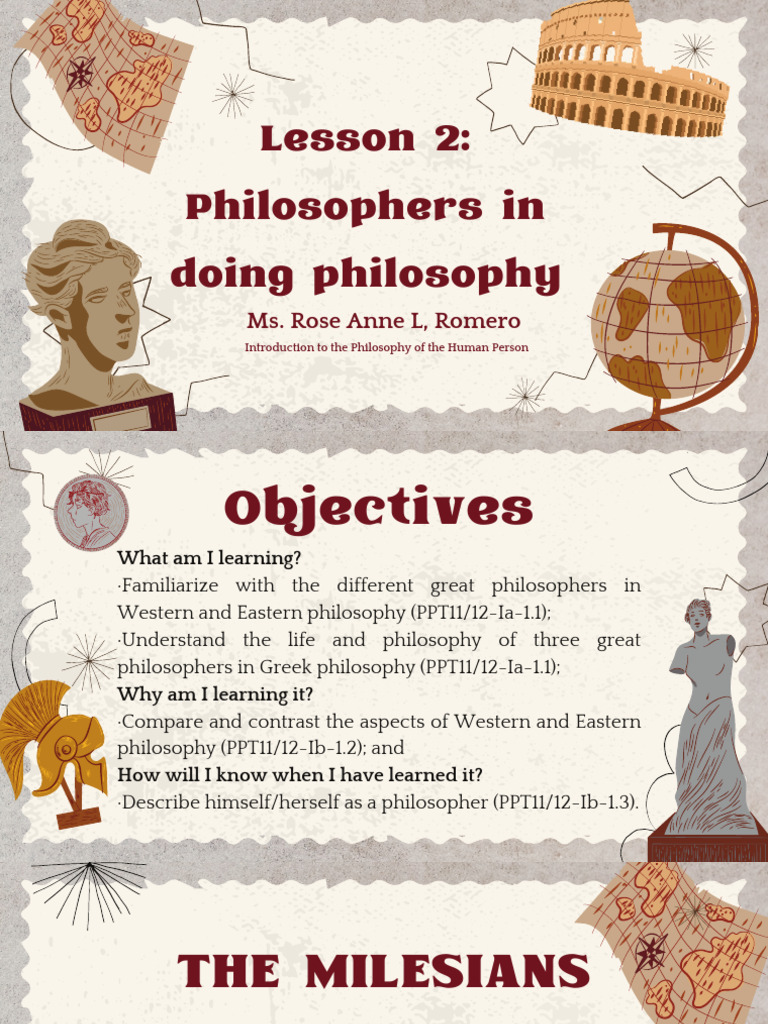Lesson 2 - Philosophers in Doing Philosophy | PDF | Socrates | Reason