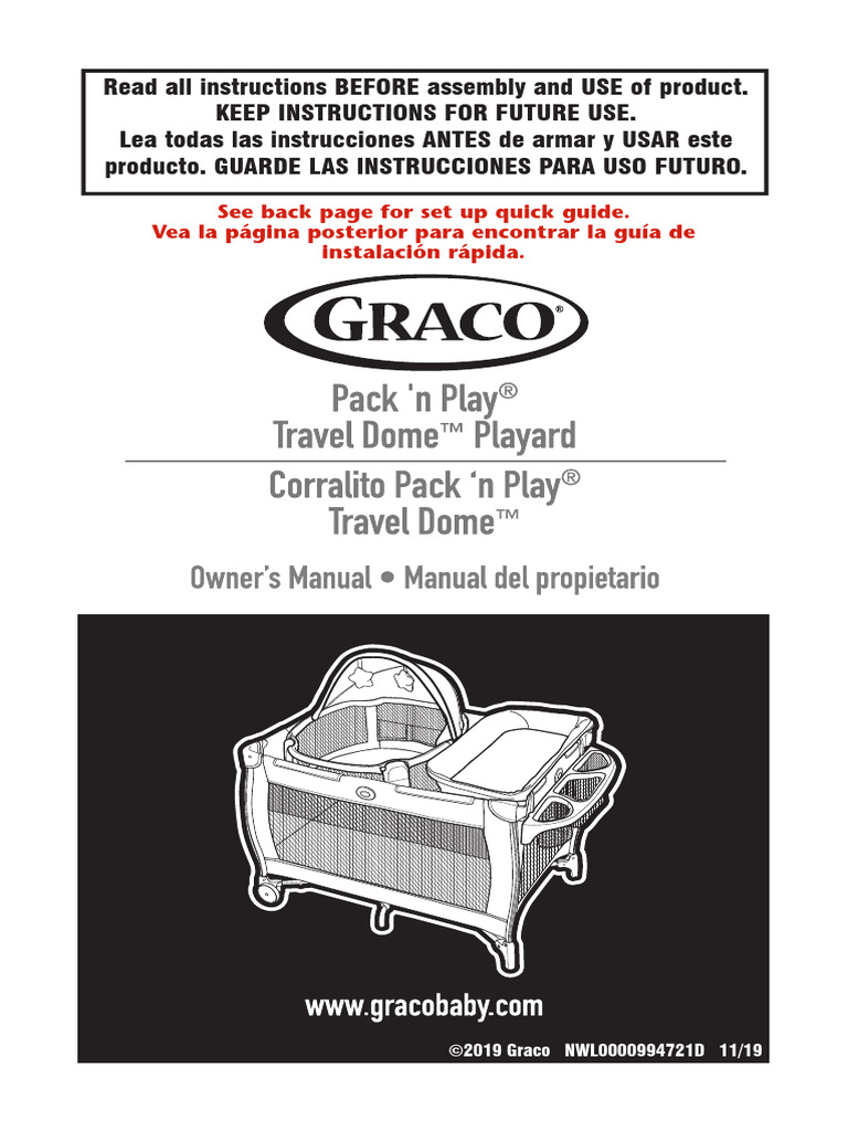 Graco Pack 'n Play Travel Dome Playard | PDF | Implementos nacionales ...