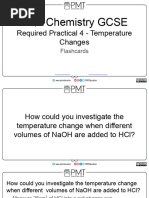 AQA Chemistry Required Practical 4: Temperature Changes | PDF