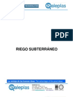 Riego Subterraneo