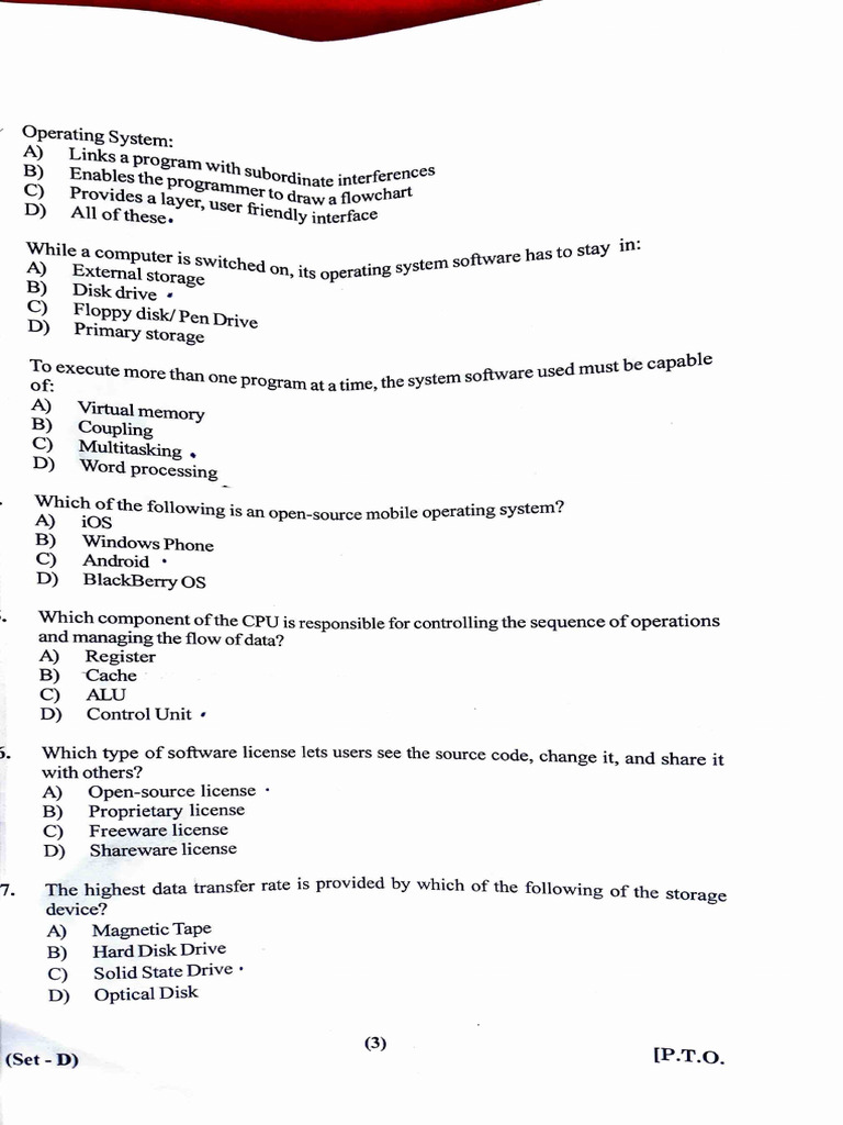 JKSSB Website Operator Question Paper 8feb2026 | PDF
