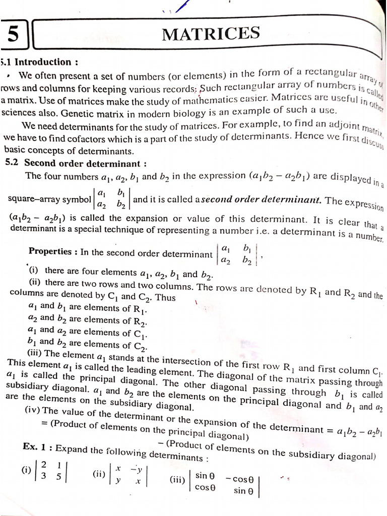 Matrices | PDF