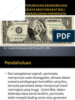 Analisisi Perubahan Ekonomi Dan Sosial Budaya Masyarakat Bali