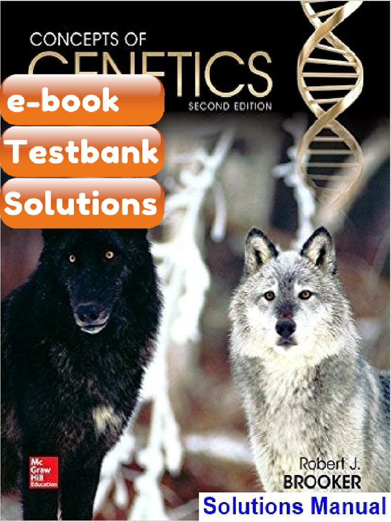 Testbank Concepts of Genetics 2nd Edition Brooker Fast Download | PDF ...