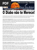 O DIABO NÃO TE MERECE!