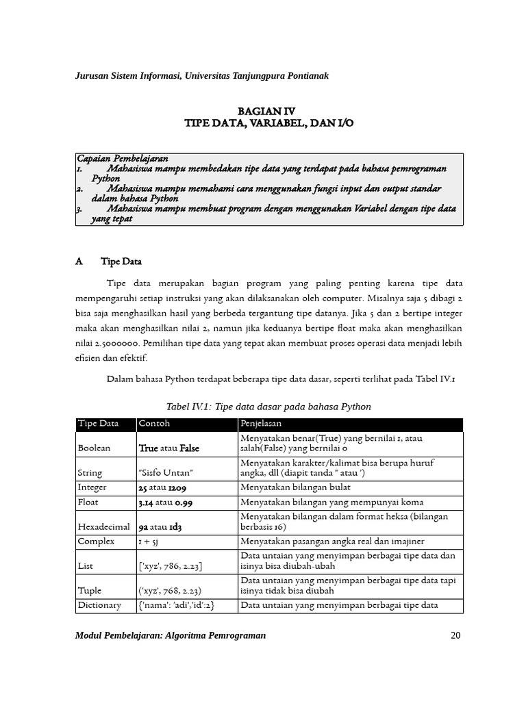 Modul Algoritma Pemrograman Python Part2 1 | PDF