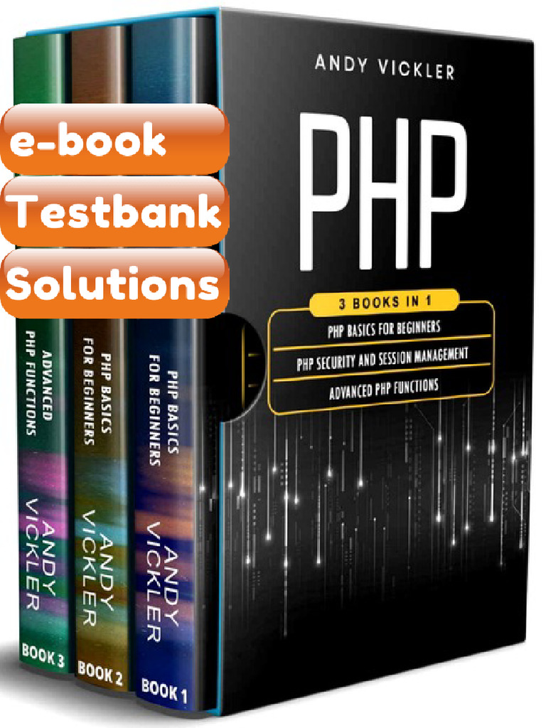 eBook & Testbank PHP Books in PHP Basics for Beginners PHP Security and ...