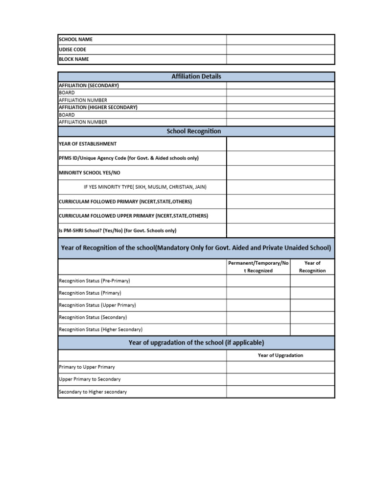 Additional Details Proforma | PDF