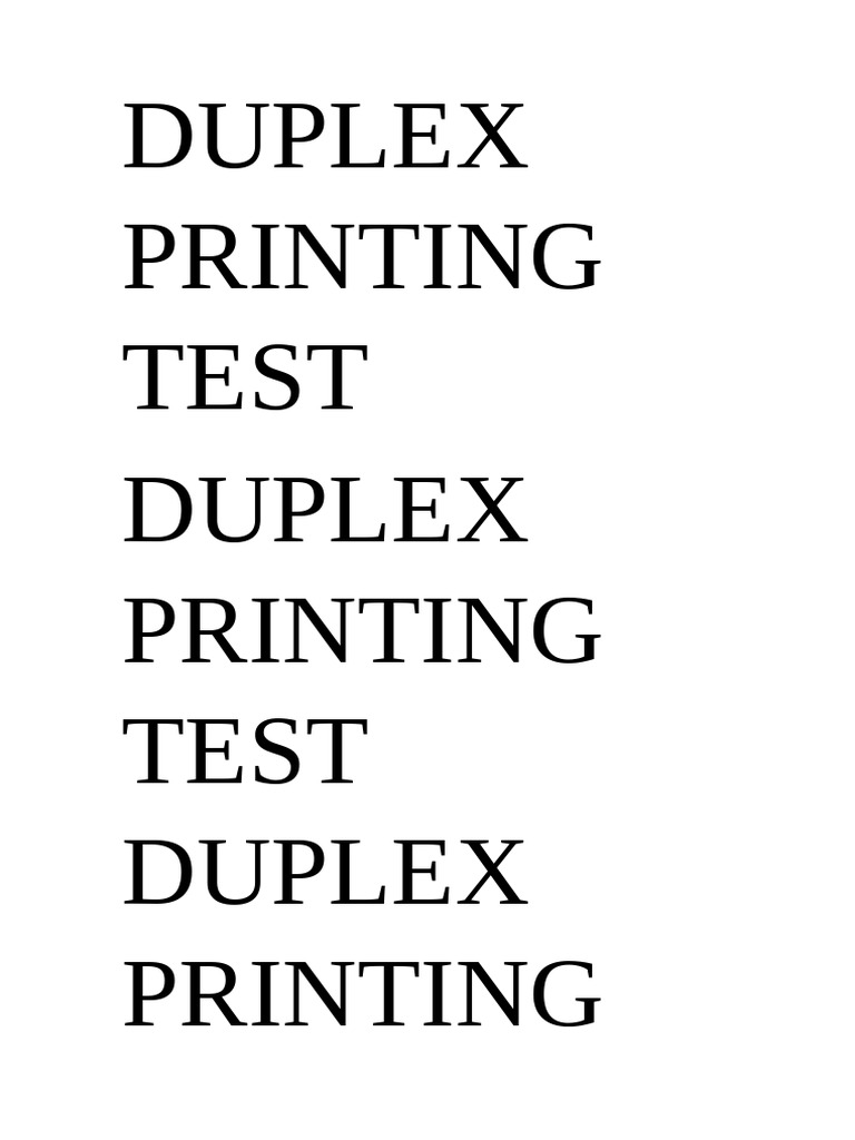 Laser Printer Print Test | PDF