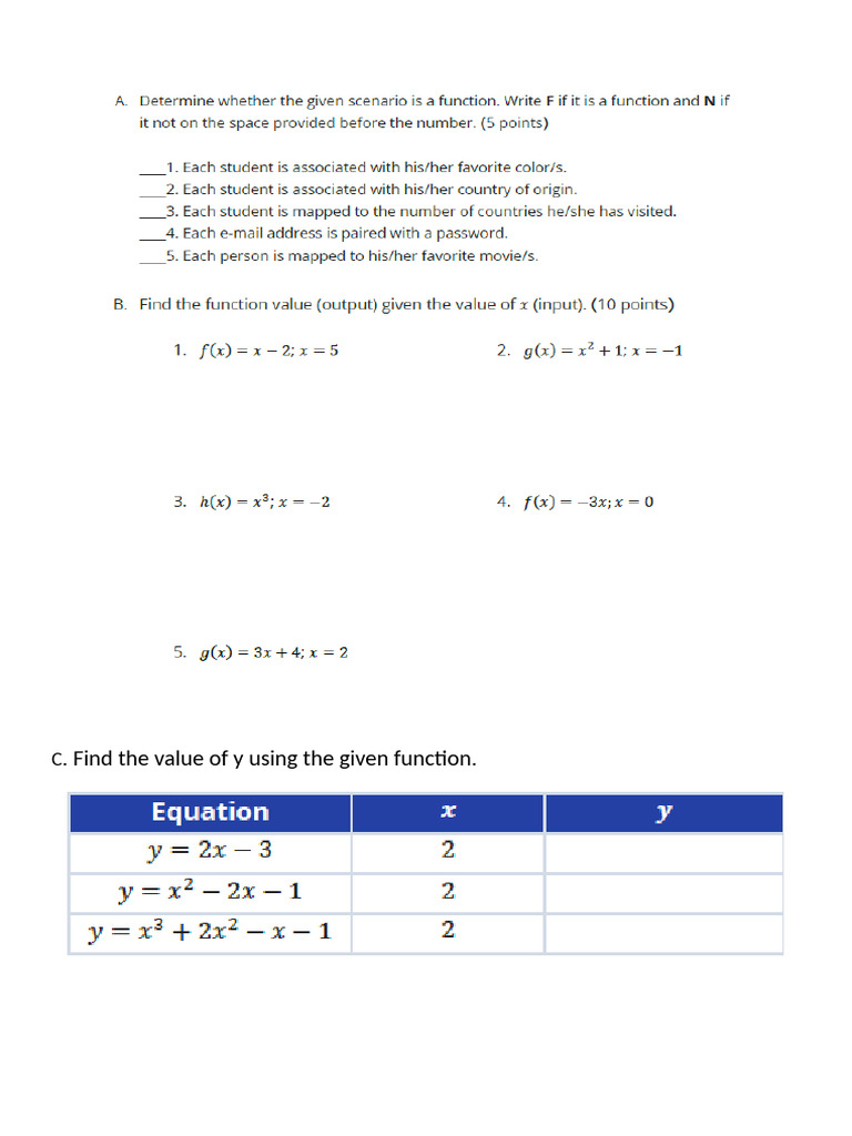 Genmath Quiz Function | PDF