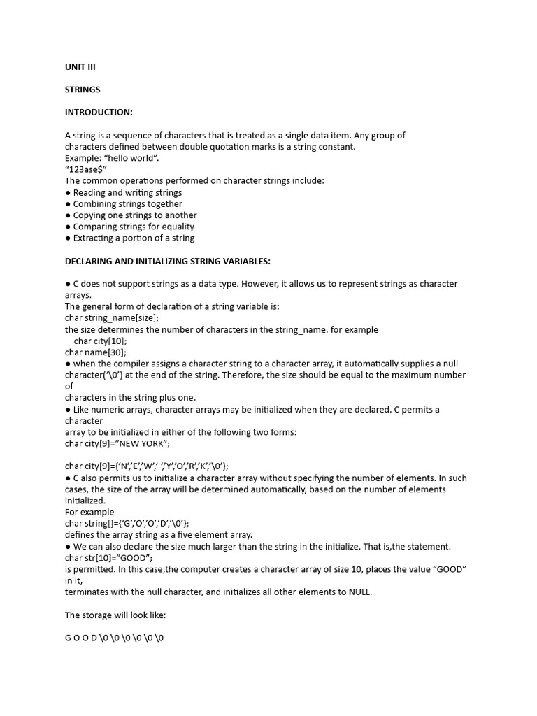 2025-26 PPS Strings Chapter II | PDF | String (Computer Science ...