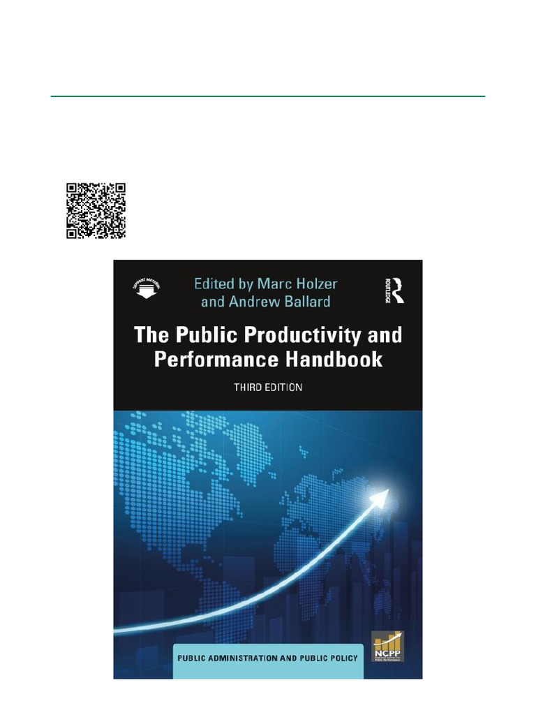 The Public Productivity and Performance Handbook - 3rd Edition ISBN ...