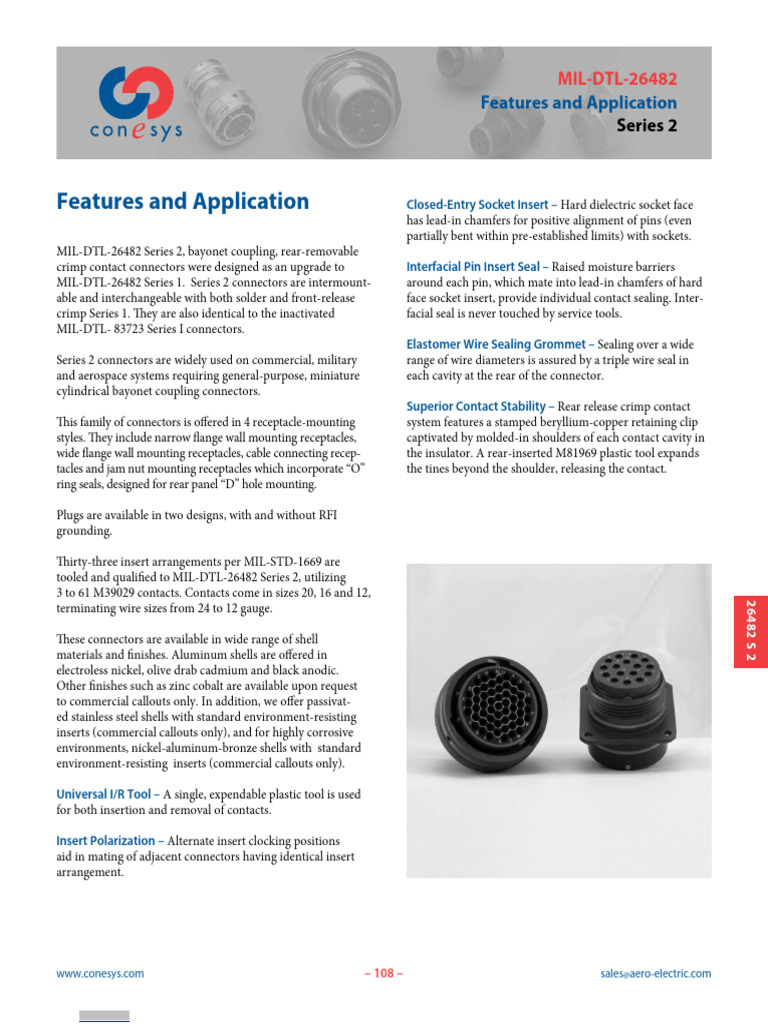 K 4mil-Dtl-2648220series202 2 | PDF | Electrical Connector
