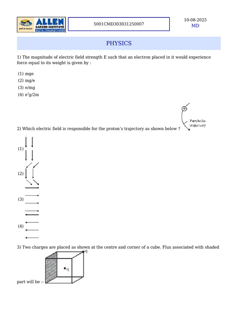 Leader Paper (Test 03) | PDF | Meiosis | Respiratory System