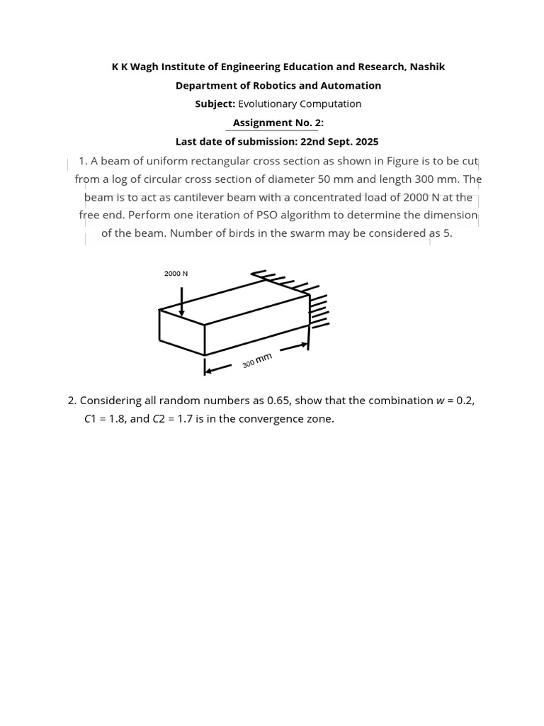 EC Assignment 2 | PDF