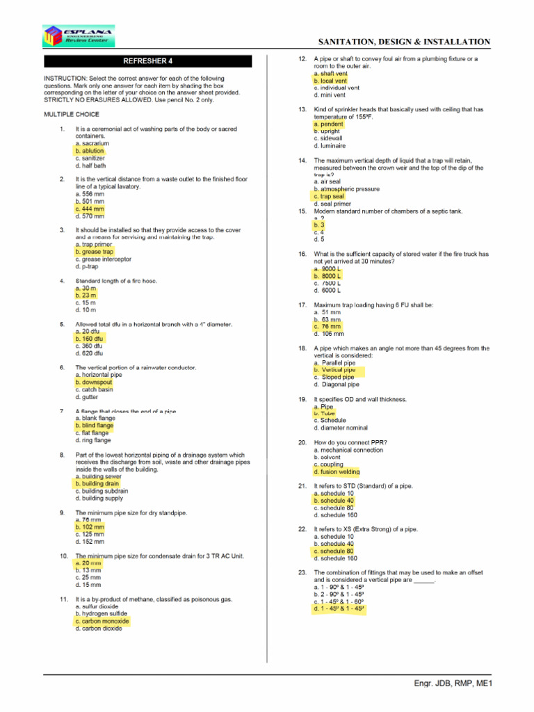 SPDI Refresher 4 | PDF