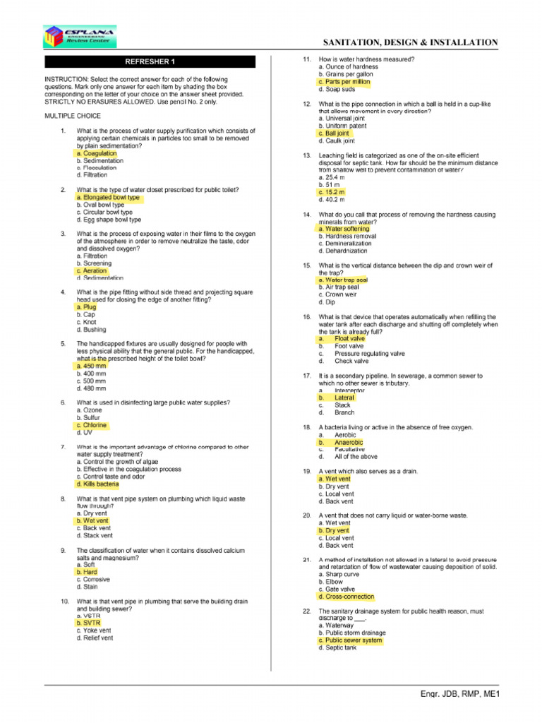 SPDI Refresher 1 | PDF