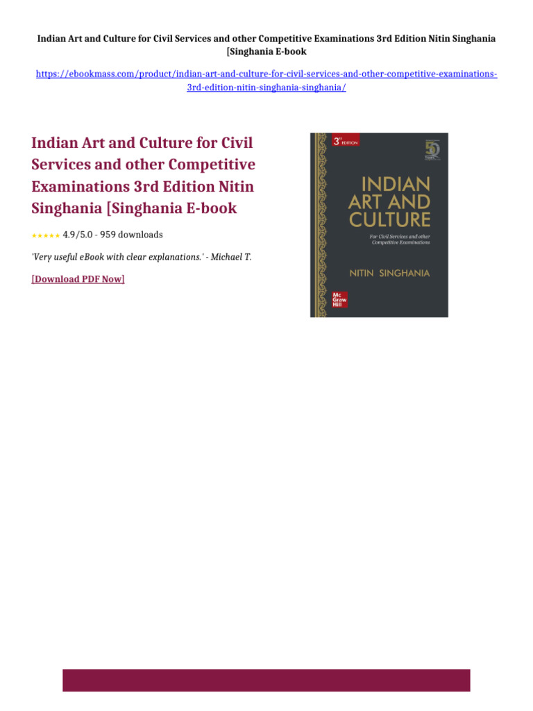 Indian Art and Culture for Civi…