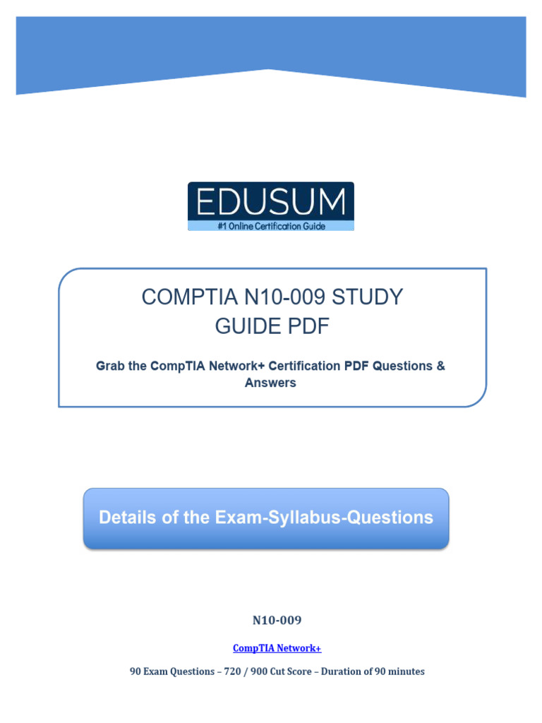 CompTIA N10 009 Study Guide | PDF | Denial Of Service Attack | Computer ...