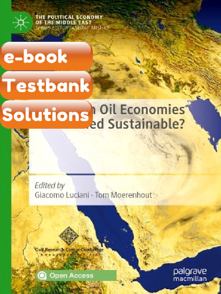 eBook & Testbank When Can Oil Economies Be Deemed Sustainable 1st ...