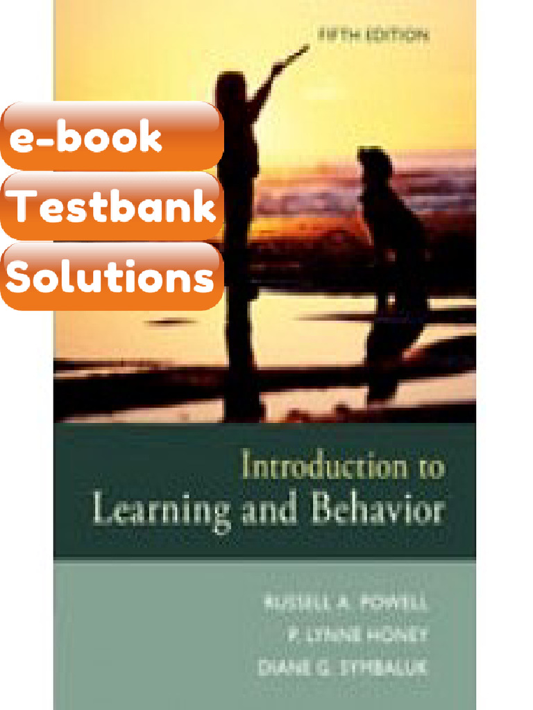 Testbank Introduction To Learning and Behavior 5th Edition Fast ...