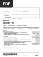 Aqa A Level June 2025 Biology Paper 3 | PDF