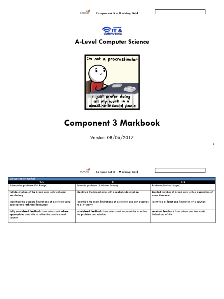 A2C3 Markbook 2016 | PDF | Prototype | System