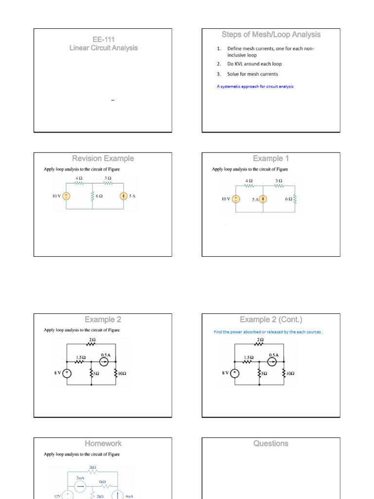 Lecture5b Loop Analysis 2 | PDF