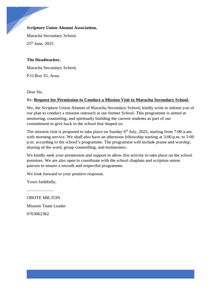 Amv 2025 Letter | PDF