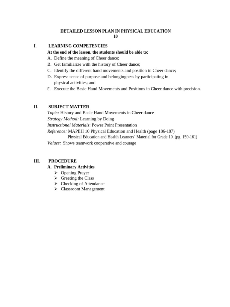 History and Basic Hand Movements in Cheer Dance | PDF | Cheerleading ...