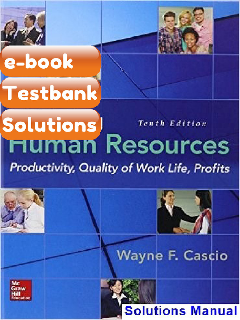 Managing Human Resources Productivity Quality of Work Life Profits 10th ...