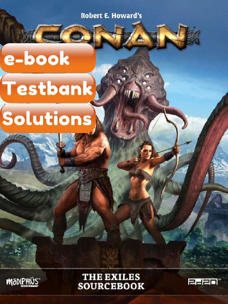 Ebook & Testbank Conan D20 RPG The Exiles Sourcebook Modiphius ...