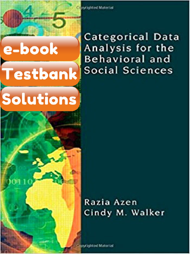 Categorical Data Analysis for the Behavioral and Social Sciences 1st ...