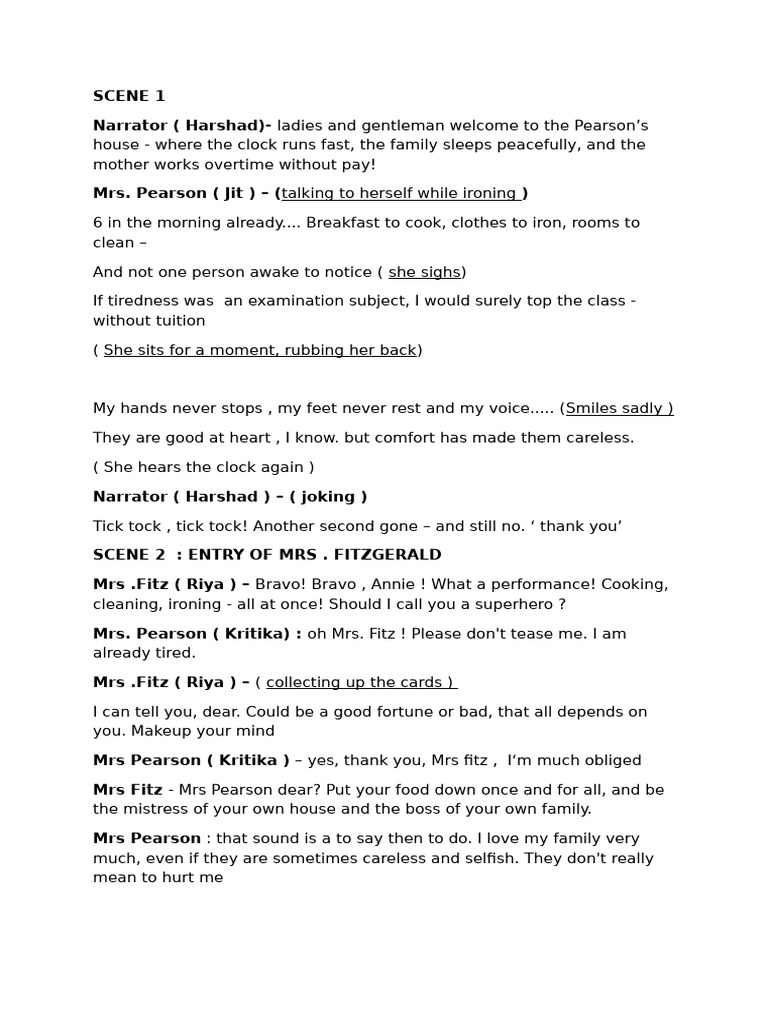 Ammended Script | PDF