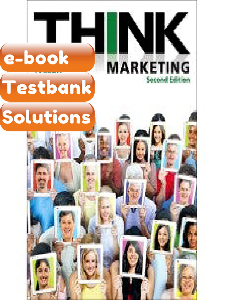 Testbank THINK Marketing Plus MyMarketingLab With Pearson EText Package ...