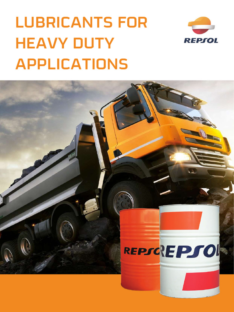 Repsol Lubricant - Heavy Duty Application | PDF | Motor Oil ...