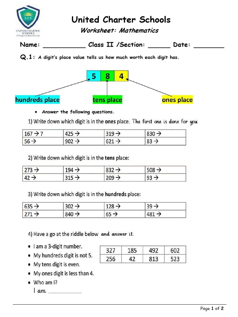 Class II-1 | PDF