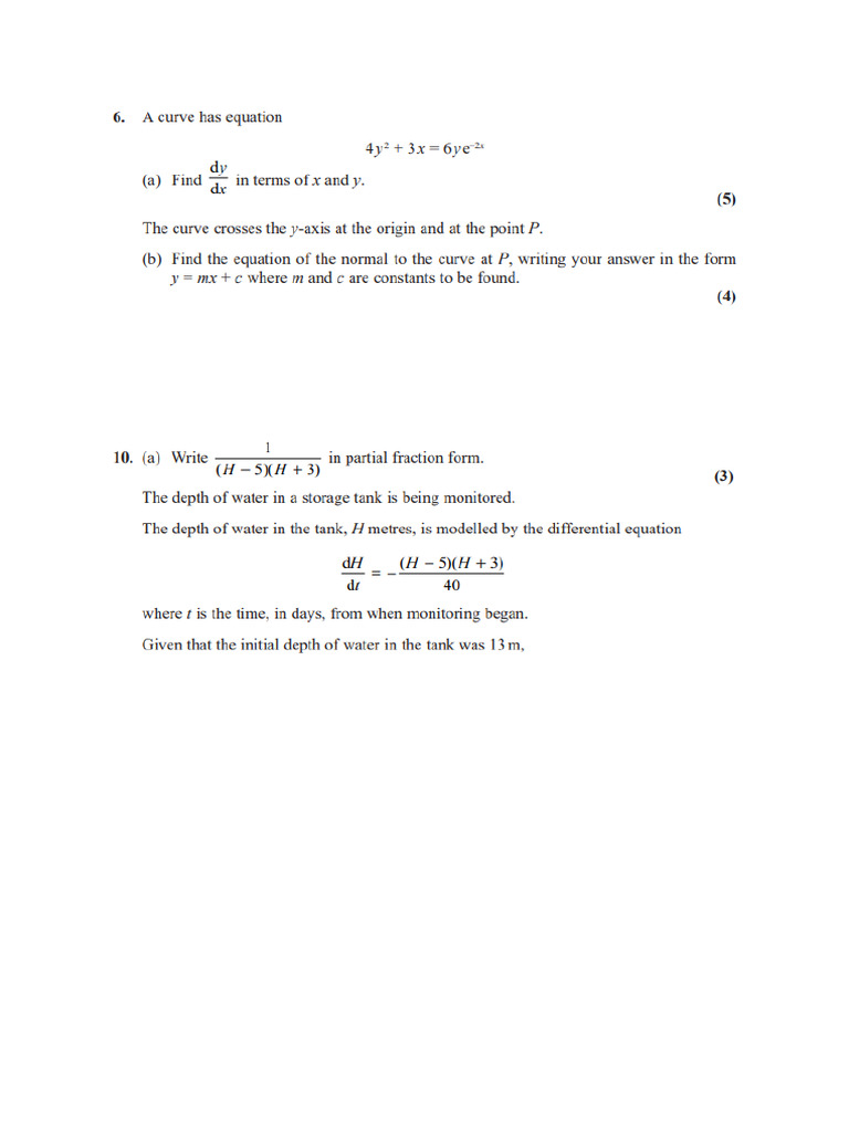 Differentiation P4 | PDF