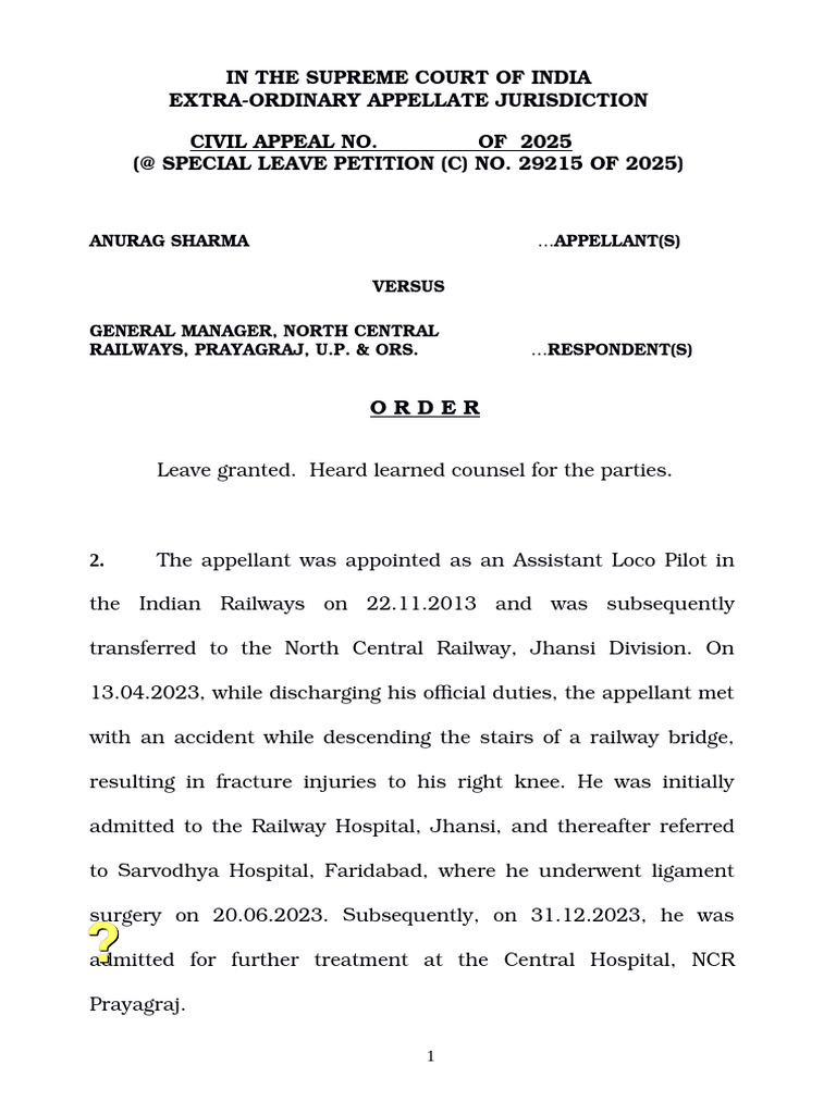 Supreme Court Order | PDF | Appeal | Judiciaries