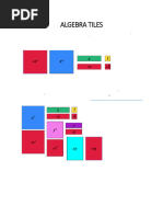 Understanding Algebra Tiles and Examples | PDF | Algebra | Equations
